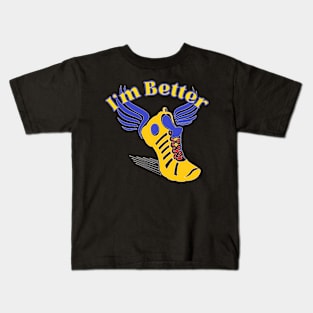 I'm Better Track and Field Kids T-Shirt